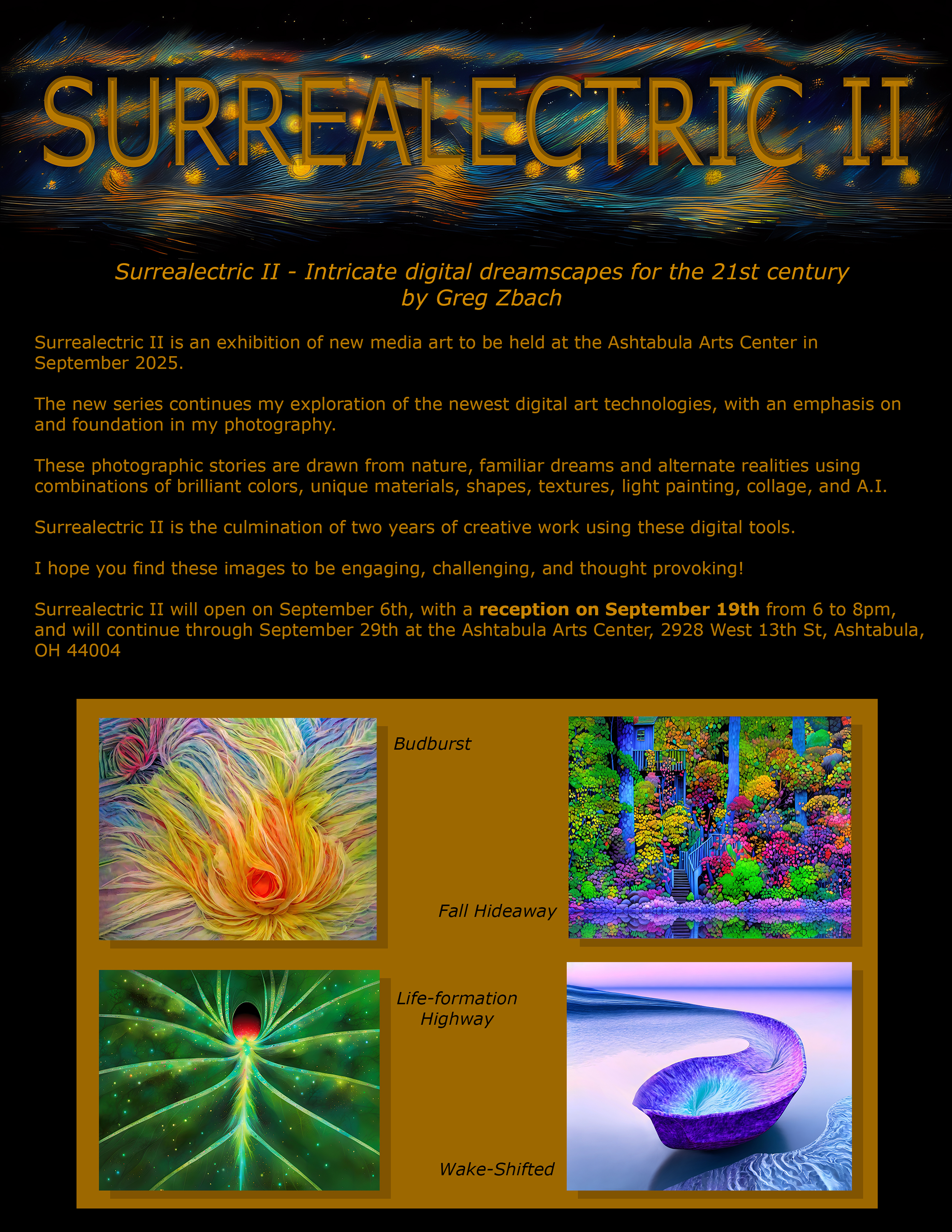 Surrealectric II reception on September 19th